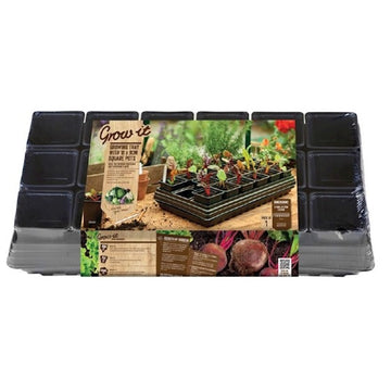 Grow Growbox mit Bewässerungsmatte, 18 Abschnitte, 57 x 31 cm