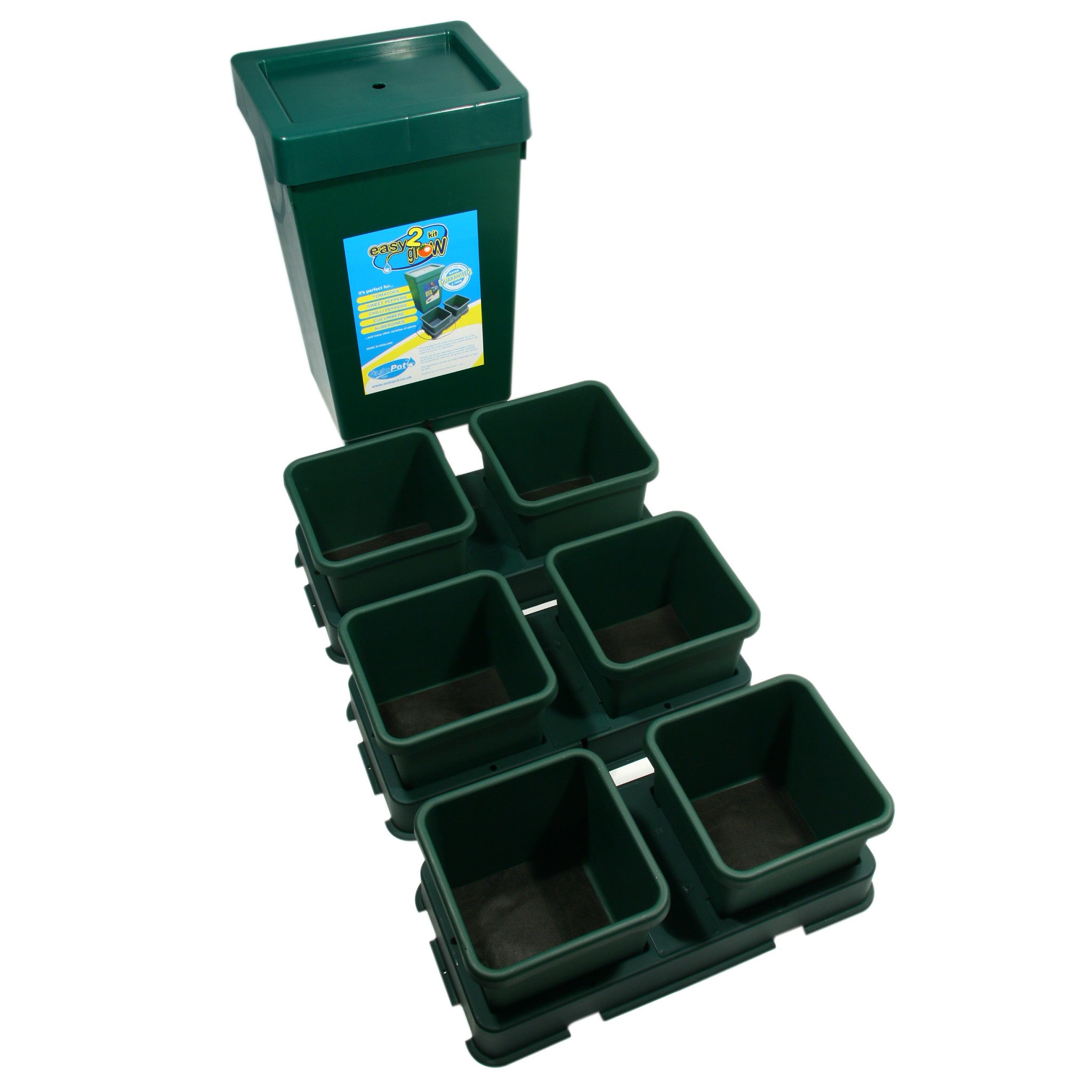 AutoPot Easy2Grow 6 Potten Water Systeem Starter Set incl. Tank