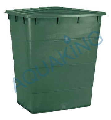 AquaKing Wasserfass 300 Liter Rechteck 60x89x80 cm inkl. Deckel